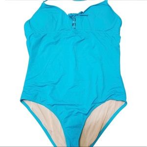 J. Crew One Piece Swimsuit 12 Blue
